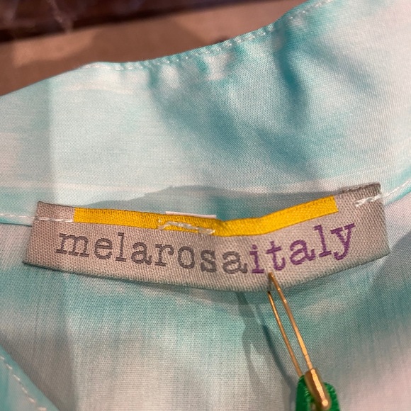 Melrosa Italy Hand Painted Cotton Shirt - Picture 5 of 6